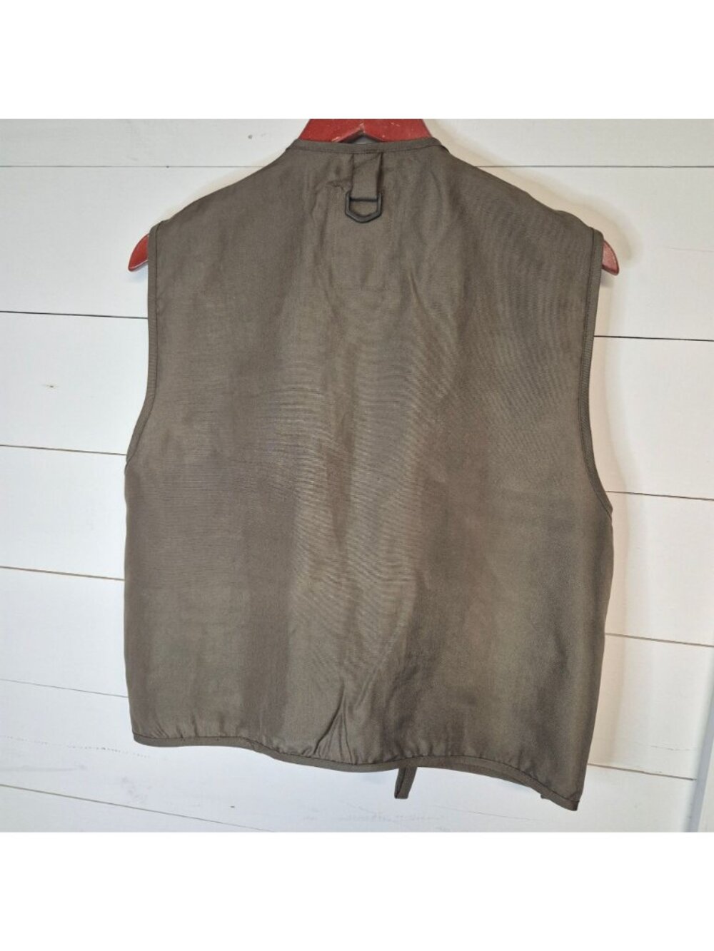 Master Sportsman Mens Outdoor Fishing Vest Size L With Multiple Pockets & Zipper - Picture 9 of 9